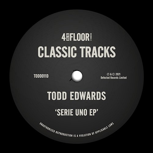 Serie Uno EP Todd Edwards