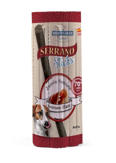 SERRANO Sticks blistry dla psów z szynką serrano 16szt Serrano