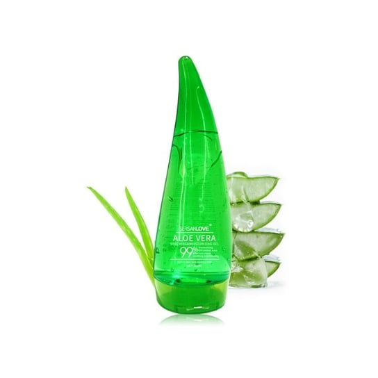 Sersanlove, 99% Aloe Vera Soothing Moisturizing Gel, żel aloesowy do twarzy i ciała, 260 ml Sersanlove
