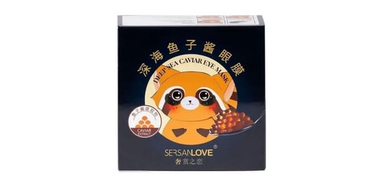 Sersanlove, Deep Sea Caviar Eye Mask, Hydrożelowe płatki pod oczy z ekstraktem ze złotego i czerwonego kawioru, 60szt. Sersanlove