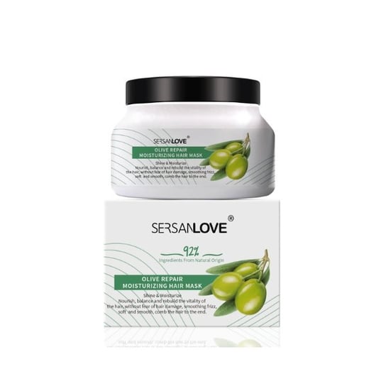 Sersanlove, Hair Film Olive Repair Moisturizing Mask, Rewitalizująca maska do włosów, 250g Sersanlove