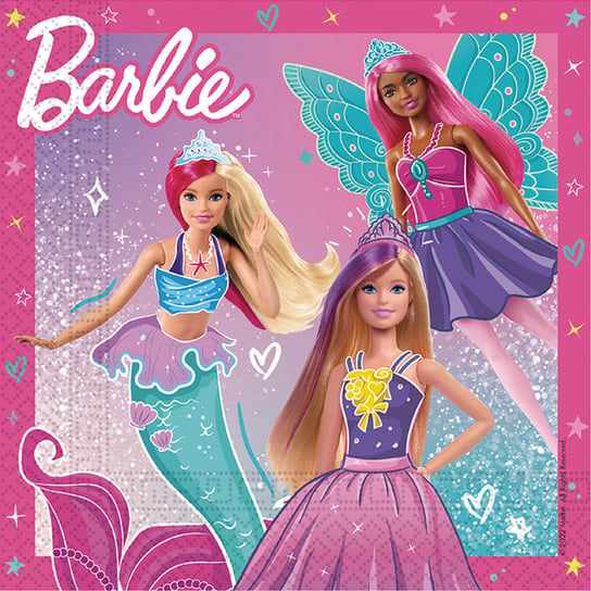 Serwetki Barbie 33 Cm 20 Szt. Procos