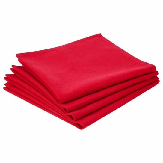Serwetki bawełniane ATMOSPHERA, czerwone, 40x40 cm, 4 sztuki Atmosphera