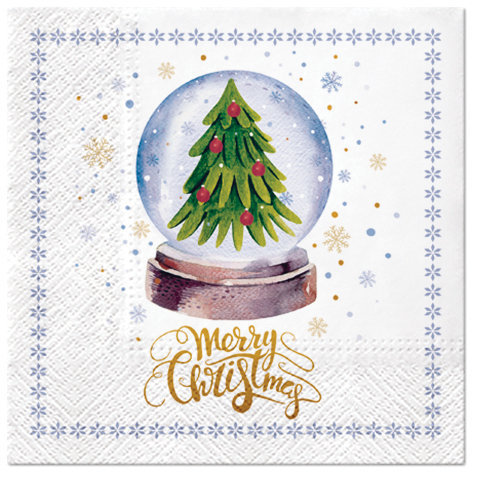 Serwetki bibułowe 33 x 33 cm, wzór świąteczny, Boże Narodzenie Paw Decor Collection