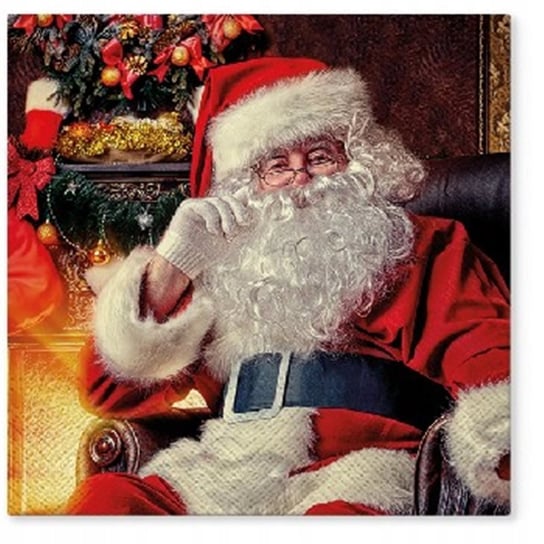 Serwetki Boże Narodzenie Santa At Home Inna marka