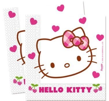Serwetki, Hello Kitty, 33 cm, 20 sztuk Procos