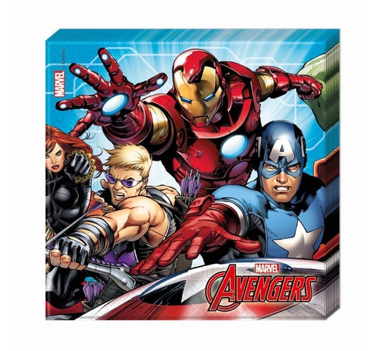 Serwetki, Mighty Avengers, 33 x 33 cm, 20 sztuk Procos