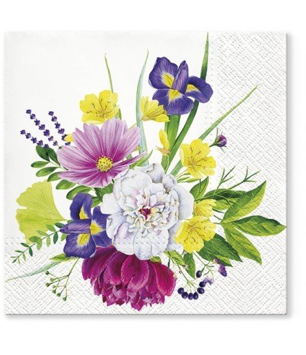 Serwetki papierowe jednorazowe wiosenne kwiaty x20 ABC