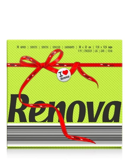 Serwetki papierowe Renova Red Label zielone 70 szt Renova
