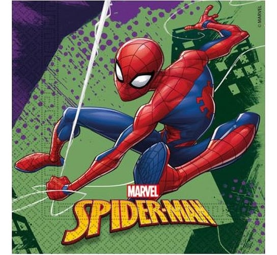 Serwetki, Spiderman Team Up, 33 cm, 20 sztuk Procos