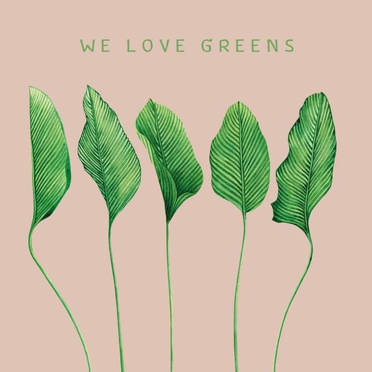 Serwetki Stołowe Bambusowe We Love Greens 20 Szt - Chic-Mic Chic