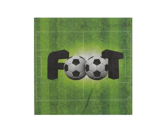 Serwetki urodzinowe piłkarskie Soccer - 33 cm - 20 szt. SANTEX