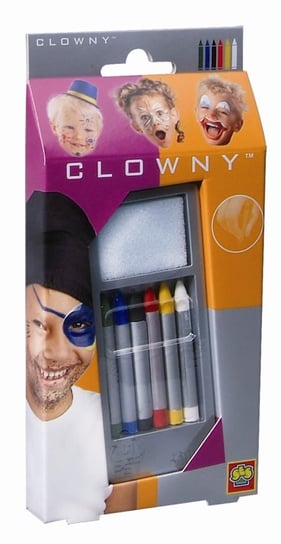 SES Creative, Clowny, kredki, 6 kolorów, 7mm SES