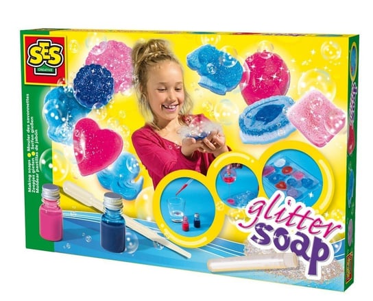 SES Creative, zestaw kreatywny Zrób własne błyszczące mydełka SES