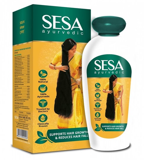 Sesa, Ayurvedic Hair Oil ziołowy olejek do pielęgnacji włosów 100ml Sesa
