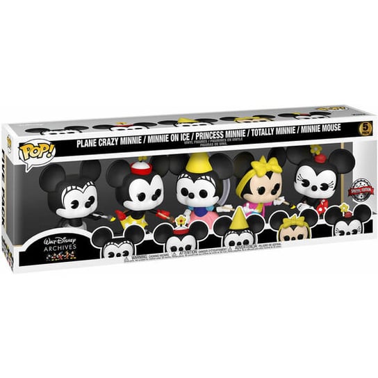 SET 5 FIGURAS POP DISNEY MINNIE MOUSE EXCLUSIVE Funko