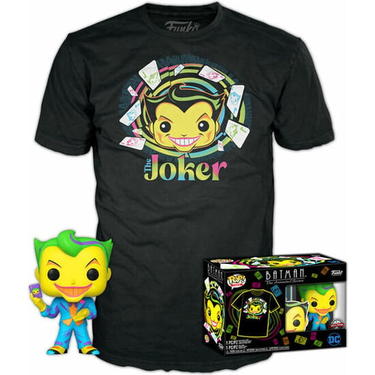 Set Figura Pop & Tee Dc Comics Batman Joker Exclusive Funko