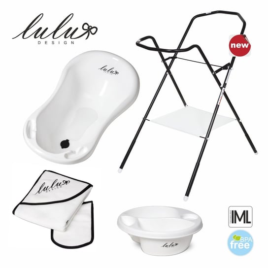 Set kąpielowy Lulu Design I-Biały Lulu Design
