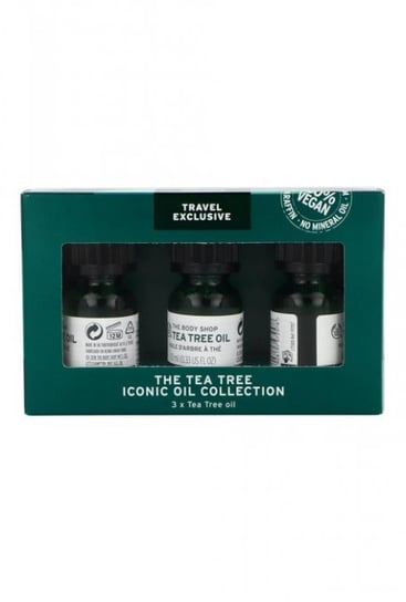 Set The Body Shop Tea Tree Iconic Oil Collection:3x Tea Tree Oil 10ml The Body Shop