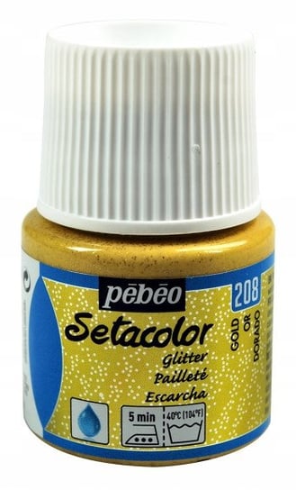 Setacolor Light Fabrics Glitter 45 Ml Gold PEBEO