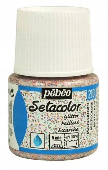 Setacolor Light Fabrics Glitter 45 Ml Multicoloure PEBEO