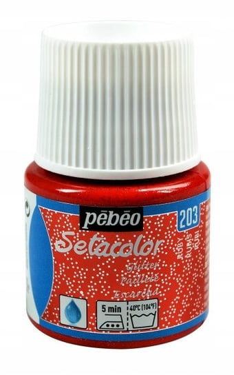 Setacolor Light Fabrics Glitter 45 Ml Ruby PEBEO
