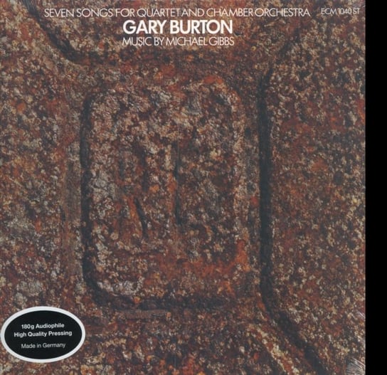 Seven Songs for Quartet and Chamber Orchestra, płyta winylowa Burton Gary