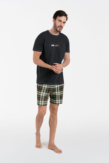 Seward piżama męska krótki rękaw, krótkie spodnie-m Inna marka