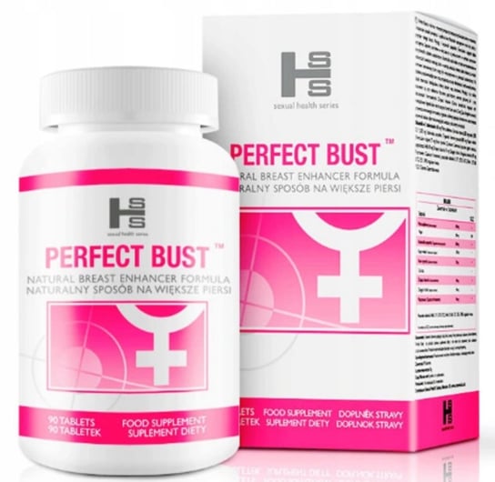 Sexual Health Series Perfect bust suplement diety naturalnie powiększający biust 90 tabletek Sexual Health Series