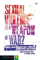 Sexual Violence as a Weapon of War? Baaz Maria Eriksson