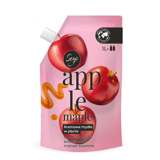 Seyo, Kremowe Mydło w Płynie Apple Maple Zapas 1000 ml SEYO