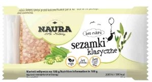 Sezamki klasyczne bez cukru Naura 27 g Inny producent