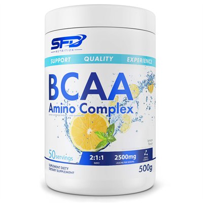 SFD NUTRITION BCAA Amino Complex 500g POMARAŃCZA SFD