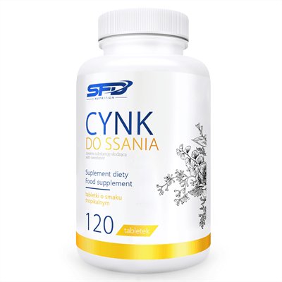 Sfd Nutrition Cynk Do Ssania Suplement diety, 120 tabletek SFD