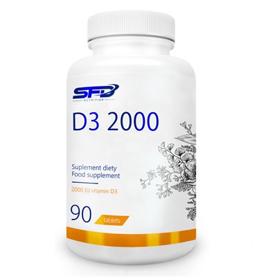 Sfd Nutrition D3 2000 Suplement diety, 90 tabletek SFD