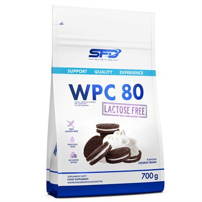 SFD NUTRITION WPC 80 Lactose Free 700g KREMOWE CIASTKO SFD