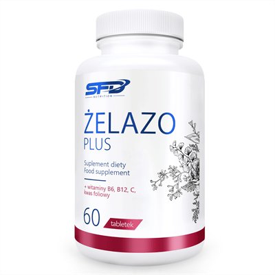 Sfd Nutrition Żelazo Plus Suplement diety, 60 tabletek SFD