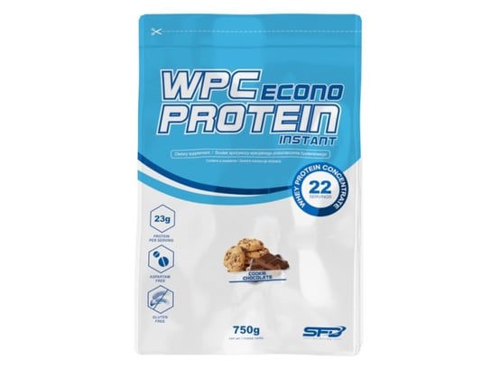 SFD, Odżywka białkowa, Wpc Protein ECONO V3, brzoskwinia, 750 g SFD