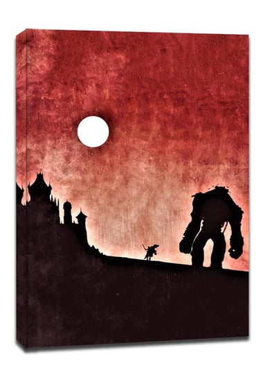 Shadow of the Colossus Vintage Poster - obraz na płótnie 60x80 cm Galeria Plakatu
