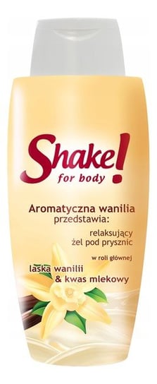 Shake for Body, relaksujący żel pod prysznic Wanilia, 300 ml Shake for Body