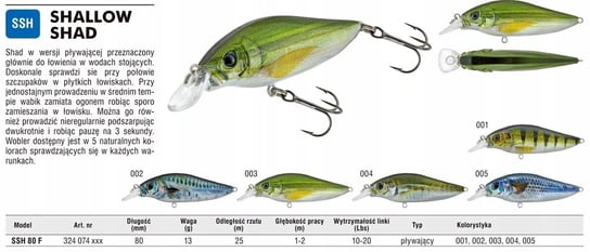 Shallow Shad 80mm Ssh 80f Kamatsu