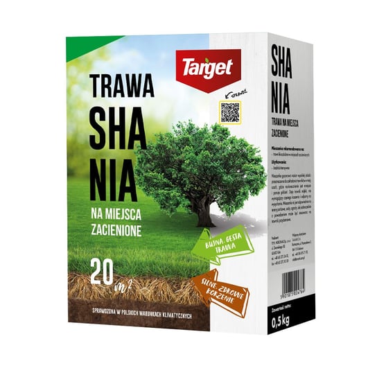 Shania 500 g nasiona trawy do trawników zacienionych Target