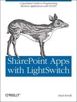 Sharepoint Apps with Lightswitch Ferrill Paul