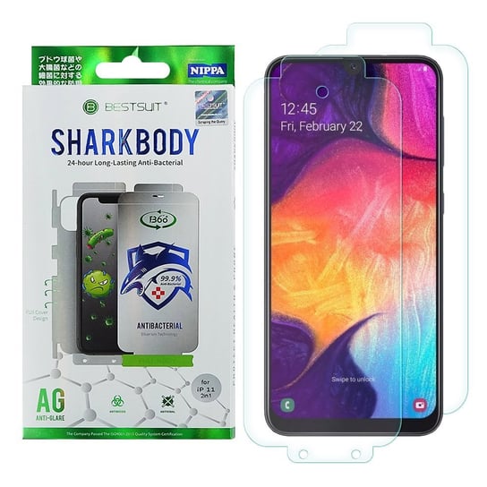 Shark Full Body Film antybakteryjna samoregenerująca się folia ochronna na cały telefon (przód + tył) Samsung Galaxy A50s / Galaxy A50 / Galaxy A30s Hurtel