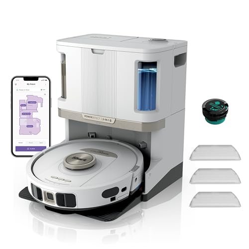 Shark Powerdetect Robot Odkurzająco-Mopujący 2W1 Z Automatycznym Opróżnianiem I Czyszczeniem Nevertouch Pro (60 Dni) 3D I Lidar Neverstuck Wifi/Alexa Biały Av2800Zeeuwh Shark