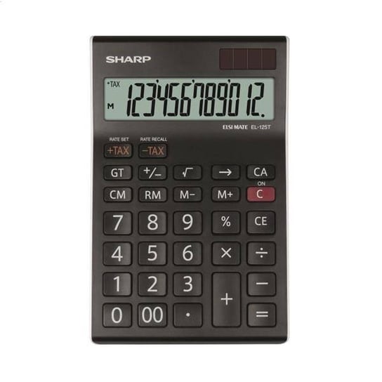 Sharp Calculator Desktop Box El125Twh Sharp