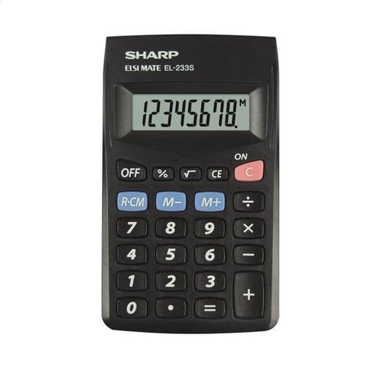 Sharp Calculator Handheld Blister El233Sbbk Sharp