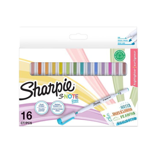 Sharpie S-Note Duo Mix Kolorów 16 Szt. 2182115 Sharpie