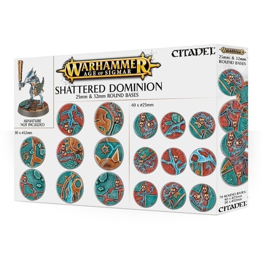 Shattered Dominion 25 & 32Mm Round Bases Other
