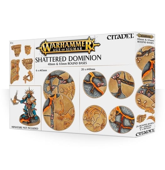 Shattered Dominion 40 & 65Mm Round Bases Other